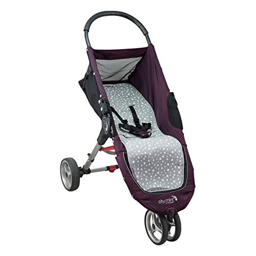 JANABEBE Colchoneta para Joolz y Baby Jogger City Mini (White Star)