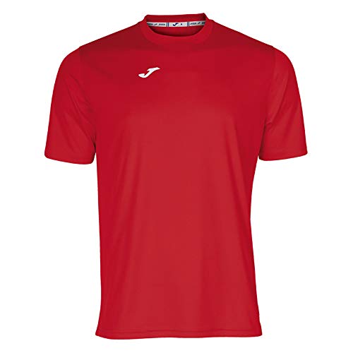 Joma Combi - Camiseta de Manga Corta, Hombre, Rojo, 2XL-3XL