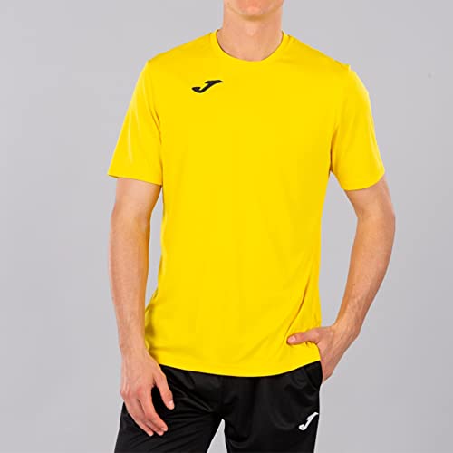 Joma Combi Camiseta Manga Corta, Hombre, Amarillo, 2XL-3XL