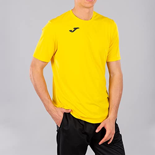 Joma Combi Camiseta Manga Corta, Hombre, Amarillo, 2XL-3XL