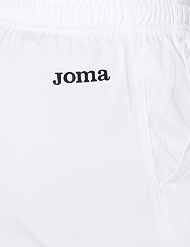 Joma Master Bermuda Deporte, Hombre, Blanco, L