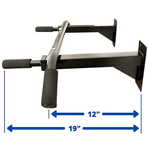 Kai Range Barra de Dominadas para Fijar en Pared para Gimnasio en Casa |Resistente para Uso en Interiores y Exteriores