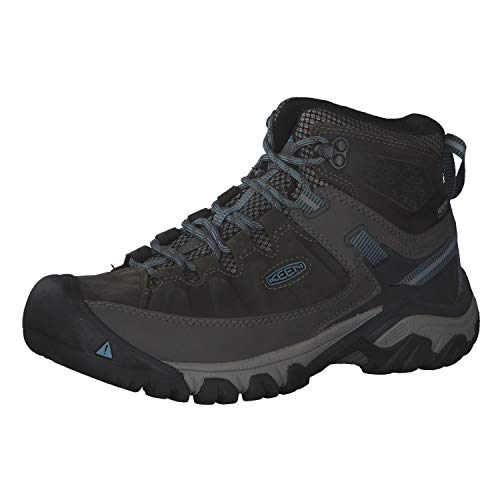 KEEN Targhee 3 Mid Height Waterproof, Botas para Senderismo Mujer, Imán Atlantic Blue, 39.5 EU