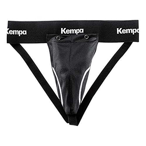 Kempa Suspensorium Protecciones Diversas, Hombre, Negro, L