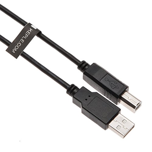 Keple Cable de impresión Extra Largo 3 Metros Compatible con Canon Pixma MG3051 / MG3650 / MG4250 / MG5750 / MG5751 / MG6850 / MG7750 / MX475 | Cable USB B Escáner Copiadora