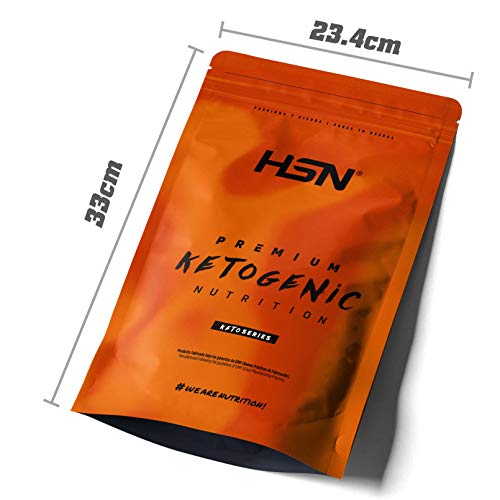 Keto Whey Protein de HSN | Sabor Chocolate Galleta 500 gr = 14 Tomas por Envase | Proteína Aislada de Suero CFM para Ganar Masa Muscular | Ideal Dieta Cetogénica