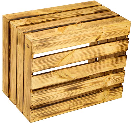 Kistenkolli Altes Land Massive Caja de Estante Zapatos Fruta (cajón-estantería tamaño Aprox. 50x 40x 31cm xxxaus del Antiguo landxxx Frutas Cajas de Vino Caja de Madera Decorativa Caja Estantería