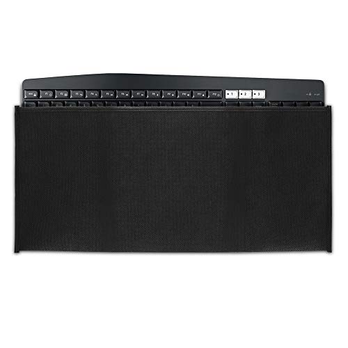 kwmobile Funda Protectora para Teclado Universal Keyboard - Cubierta para el Polvo o derrames en Negro