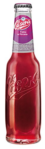 La Casera Tinto Verano de 3.9º - Paquete de 24 botellas de 27.5 - Total 660 cl