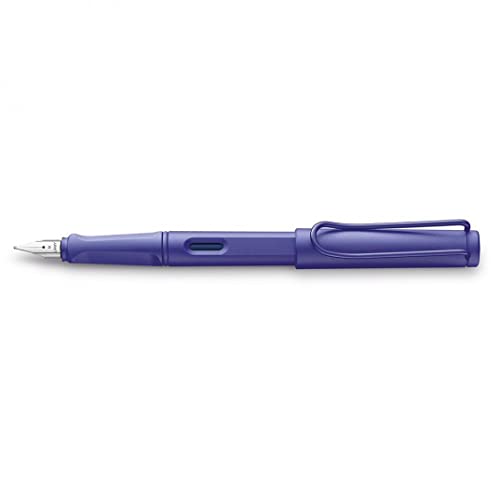 Lamy Safari Candy 1234834 Pluma estilográfica 21 – Pluma estilográfica Moderna en Color Violeta con Mango ergonómico y diseño Atemporal – Pluma F – Modelo Especial