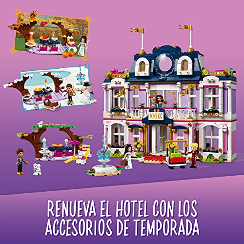 LEGO 41684 Friends Gran Hotel de Heartlake City, Juguete de Construcción para Niños y Niñas +8 Años, Casa de Muñecas