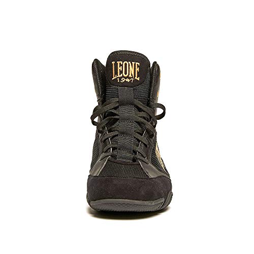 LEONE 1947 Premium, Zapatillas de Boxeo Hombre, Negro, 42 EU