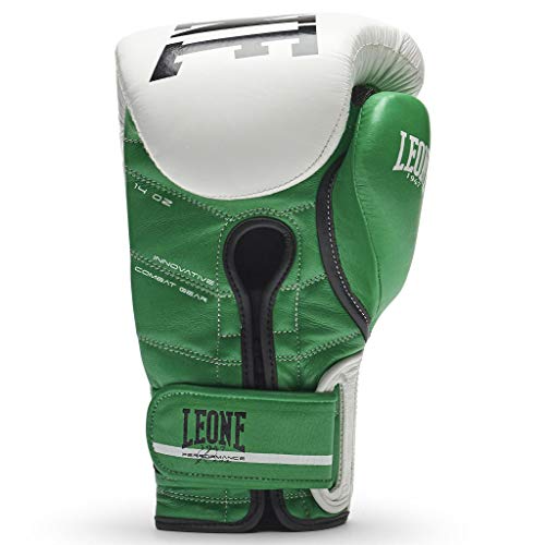 LEONE 1947 Revo Performance Guantes de Boxeo, Adultos Unisex, Color Blanco, 12oz