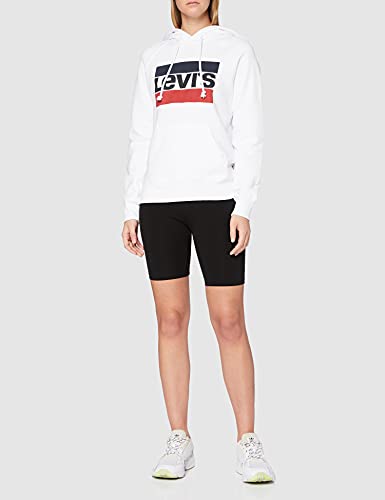 Levi's Graphic Sport Hoodie Sudadera con Capucha, Sportswear Hoodiee Marshmallow, S para Mujer