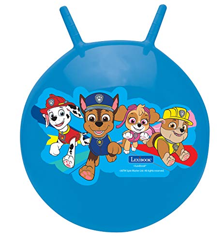 LEXIBOOK- Paw Patrol La Patrulla Canina Chase Pelota Inflable de Saltos, Bomba de Mano in (BG040PA)