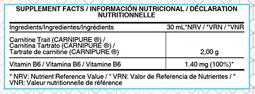 Life Pro Carnitine Carnipure 500ml Suplemento Quemagrasas | Con Carnipure y L-carnitina, Acelera el Metabolismo, Reduce Grasa, Define Músculo y Aporta Energía Extra