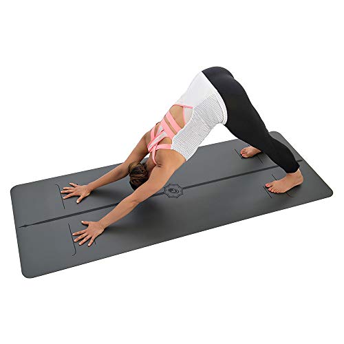 LIFORME Esterilla Yoga Antideslizante Evolve - Mejor Colchoneta De Yoga del Mundo con Sistema De Alineación Original y Patentado - Yoga Mat Ecológica y Respetuosa con El Medio Ambiente