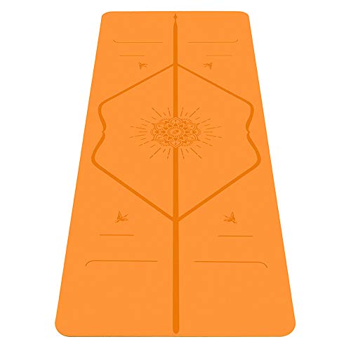 LIFORME Esterilla Yoga De Viaje - Mejor Colchoneta De Yoga del Mundo con Sistema De Alineación Original y Patentado - Yoga Mat Ecológica y Respetuosa con El Medio Ambiente - Edición De Viaje