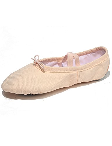 Lily's Locker- Zapatillas de Ballet clásico de Suela Partida Zapatillas Media Punta de Ballet Danza para Niña y Adultos(27, Rosa Claro)