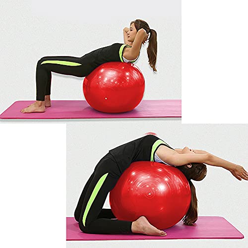 Liujiami Balones de Ejercicio Pelota de Gimnasia Yoga Pilates con Bomba Oficina Equilibrio Silla Pelota de Estabilidad Pelota de Maternidad 45/55/65/75/85cm