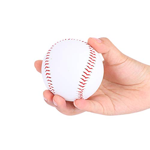 Lsaardth PVC De Goma Pelotas De Béisbol, Pelota De Béisbol Suave De Práctica De PU Pelotas De Béisbol Blandas Béisbol De Béisbol Suave Estándar De Piel para Niños, Adolescentes, Pelotas De Práctica