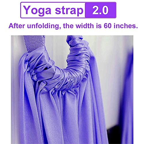 M-TOP Adjustable Leg Stretching Strap, Leg Stretching Assist Trainer for Home Workouts Back Waist Leg Flexibility Trainer Strap for Yoga Pilates Ballet Dance Splits Gymnastics