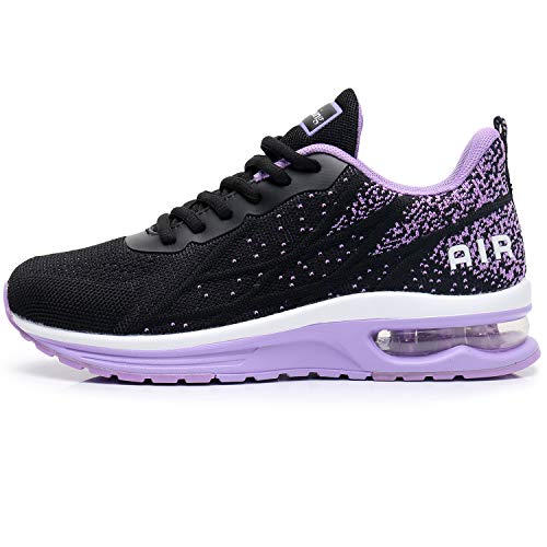 MAFEKE Tenis deportivos para correr para mujer, transpirables, ligeros, para caminar, para mujer, morado (Púrpura), 41 EU