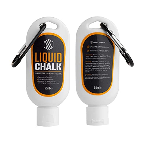 MAGNESIO LÍQUIDO | Liquid Chalk | Manos Libres de Sudor y Agarre Superior para Levantar Pesas, Escalar, Bouldering o Escalada, Gimnasia Rítmica, Baile y Fitness (50ml)