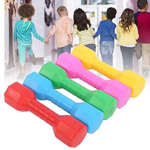 Mancuernas de Juguete para niños, Mancuernas de plástico para niños, Mancuernas de Mano para Fitness, Gimnasio en casa, Pesas de Mano, Juguete Deportivo