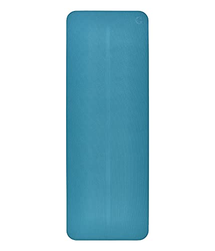 Manduka Begin Esterilla unisex para yoga y pilates, color azul Bondi, 165 cm