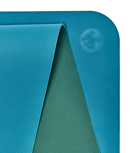 Manduka Begin Esterilla unisex para yoga y pilates, color azul Bondi, 165 cm