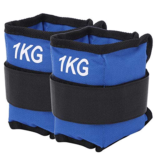 Material de Tela Oxford Resistente al Desgaste Práctico 1 kg Bolsa de Arena Pesas, Manos o pies Pesas de Tobillo, para entusiastas del Fitness Entrenamiento Muscular Hombres Mujeres(1KG)