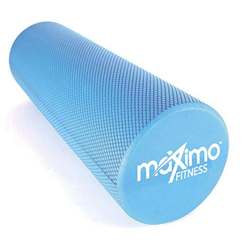 Maximo Fitness Foam Roller en Espuma - Rodillo Masaje Muscular y Estiramiento - Cilindro para Yoga, Masajes Terapia, Abdominales, Gimnasio, Pilates