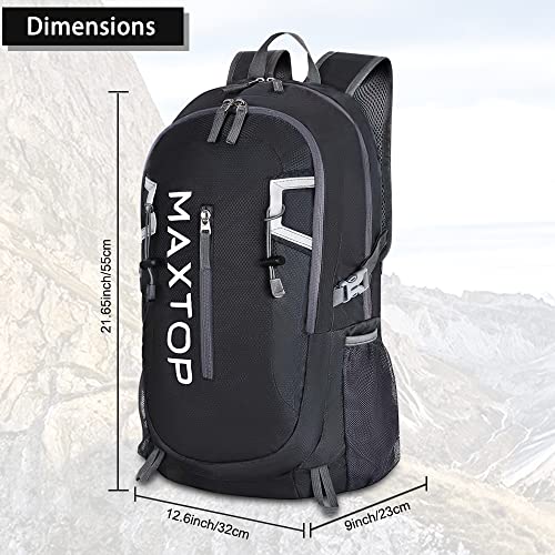 MAXTOP Mochilas ligeras plegables de viaje Unisex Mochila de 40L Mochila de viaje Senderismo Senderismo Mochila impermeable para senderismo Bicicleta Mujeres Hombres