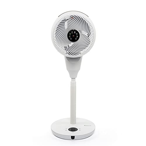 Meacofan 1056p Ventilador de Pedestal Extremadamente silencioso y energéticamente eficiente para Dormitorio, Sala de Estar y Gimnasio (1056p) Blanco