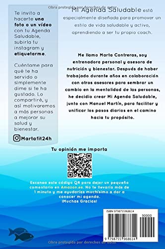 Mi Agenda Saludable 2022: Ponle Vida a Tus Años | Agenda y Diario Personal para Motivar e Inspirar | Mentalidad para Estilo de Vida Activo y Saludable | Planificador de Ejercicio, Comidas y Recetas