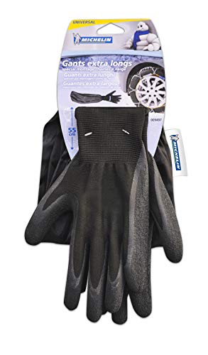 MICHELIN 9497 Guantes Monta Cadenas, Negro