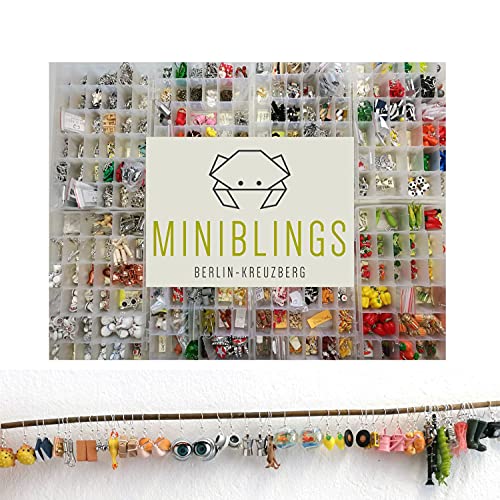 Miniblings Rana llaveros Rana Verde Negro - Hecho a Mano Joyas de Moda I I Colgante Llavero Llavero