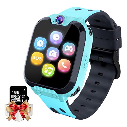 Moweallarge Smartwatch para Niños Game Watch - Juego de Música Reloj Inteligente [Tarjeta SD incorporada] con 16 Juegos de Llamada Grabadora de Cámara Reloj Despertador para Niños Niñas