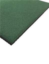 Mugar - Loseta de Caucho para gimnasios y Crossfit de 50x50 ó de 100x100cms Negras, Verdes o Rojas Profesional (Verde, 50x50x2cms)