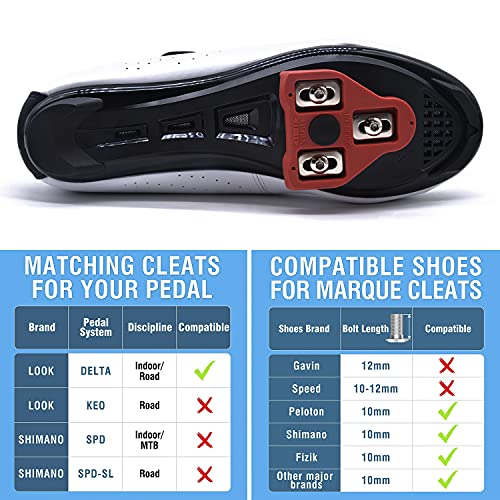 Mujer Zapatillas de Ciclismo para Hombre Zapatillas de Bicicleta de Carretera compatibles con Look SPD SPD-SL Delta Cleats Zapatillas de Spinning para Interiores Exteriores Todo Negro280