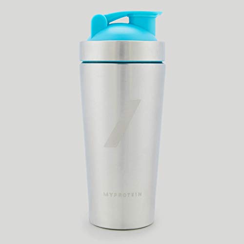 Myprotein Pro Metal Shaker Botella, Adultos Unisex, Plateado (Plateado), Talla Unica