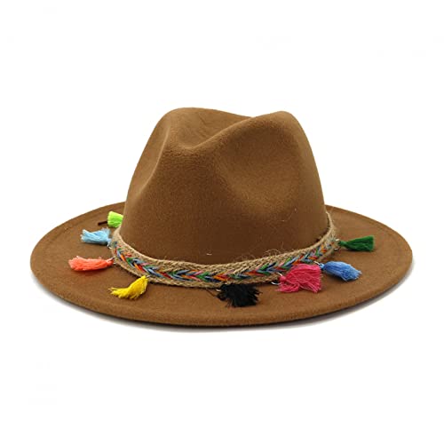 N  A Sombrero de Jazz Sombrero Fedora para Mujer, Sombrero De Fieltro, Sombrero De Triángulo Retro, Sombrero De Jazz, Sombrero De Copa