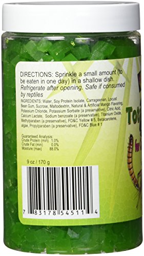 NATURE ZONE Total Bites with Spirulina Complete Diet Food for Crickets 9 Ounces