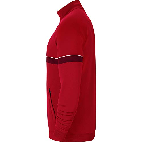 NIKE Dri-fit Academy 21 - Chaqueta Deportiva para Hombre, Hombre, Chaqueta Deportiva, CW6113, University Rojo/Blanco/Gym Rojo/Blanco, L