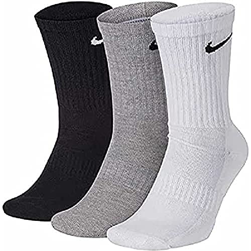 NIKE SX7664 Season 2021/22 Sport Socks Unisex white(black)/carbon heather(black)/black(white) M