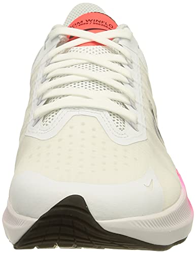 Nike Winflo 8, Zapatillas para Correr Mujer, Blanco White Black Bright Crimson Total Orange, 39 EU