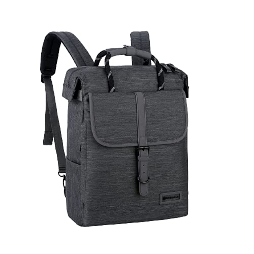 Nordace Comino - Mochila de transporte (18 L, compartimento para portátil, conexión USB, RFID, resistente al agua, 1,09 kg), Negro