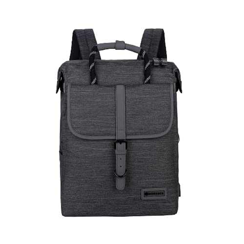 Nordace Comino - Mochila de transporte (18 L, compartimento para portátil, conexión USB, RFID, resistente al agua, 1,09 kg), Negro