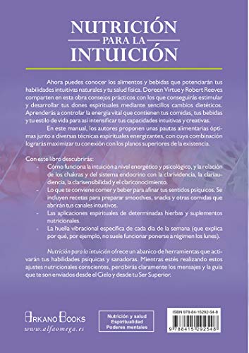 Nutrición para la intuición. Alimentos y bebidas que potenciarán tu intuición y tu vitalidad